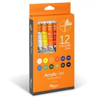 Culori acrilice Artist Acrylic set 12x12ml, Phoenix